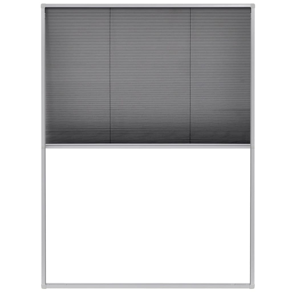 Window Screens Plisse Insect Screen For Windows Aluminium 60X80 Cm