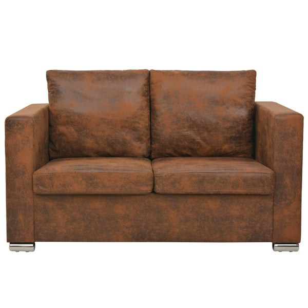 Sofas, Armchairs & Couches 2 Seater Sofa 137X73x82 Cm Artificial Suede Leather