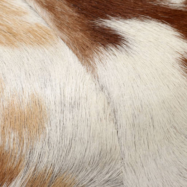 Stool Genuine Goat Leather 40X30x45 Cm