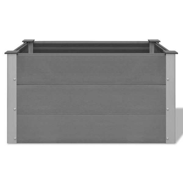 Garden Raised Bed Wpc 100X50x54 Cm Grey