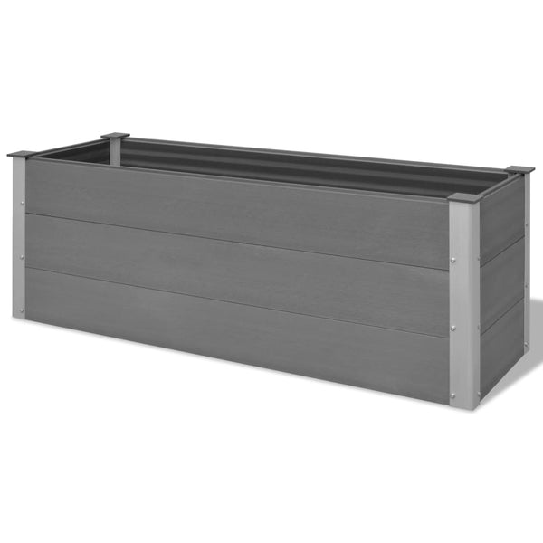 Raised Garden Beds Garden Raised Bed Wpc 150X50x54 Cm Grey