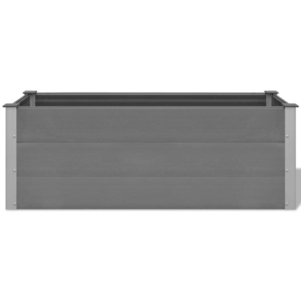 Raised Garden Beds Garden Raised Bed Wpc 150X50x54 Cm Grey