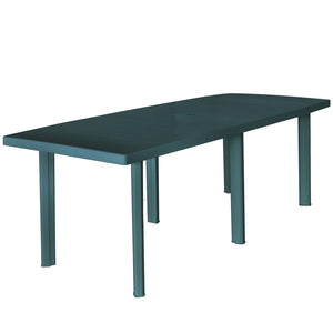 Patio & Garden Tables Garden Table Green 210X96x72 Cm Plastic