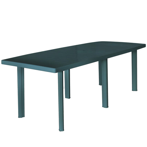 Patio & Garden Tables Garden Table Green 210X96x72 Cm Plastic