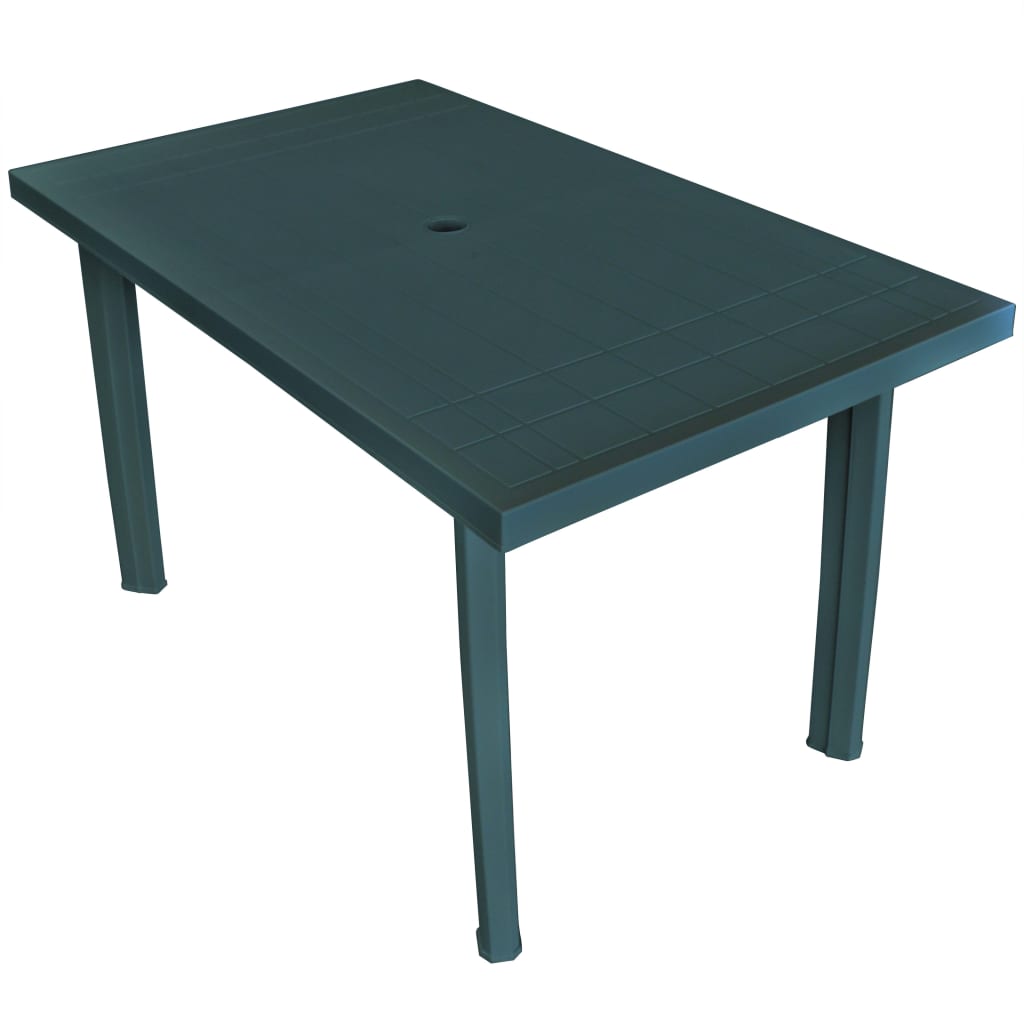 Patio & Garden Tables Garden Table Green 126X76x72 Cm Plastic