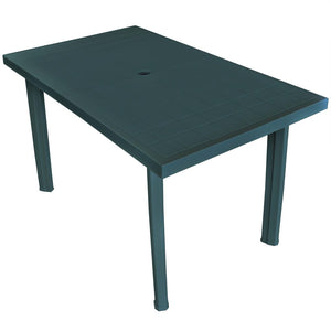 Patio & Garden Tables Garden Table Green 126X76x72 Cm Plastic