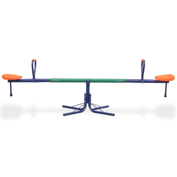 Outdoor Swings 360 Degree Rotating Seesaw Orange