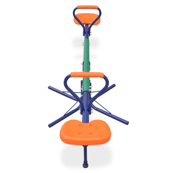 Outdoor Swings 360 Degree Rotating Seesaw Orange