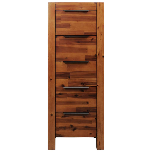 Dressers & Chests of Drawers Chest Of Drawers Solid Acacia Wood 45X32x115 Cm