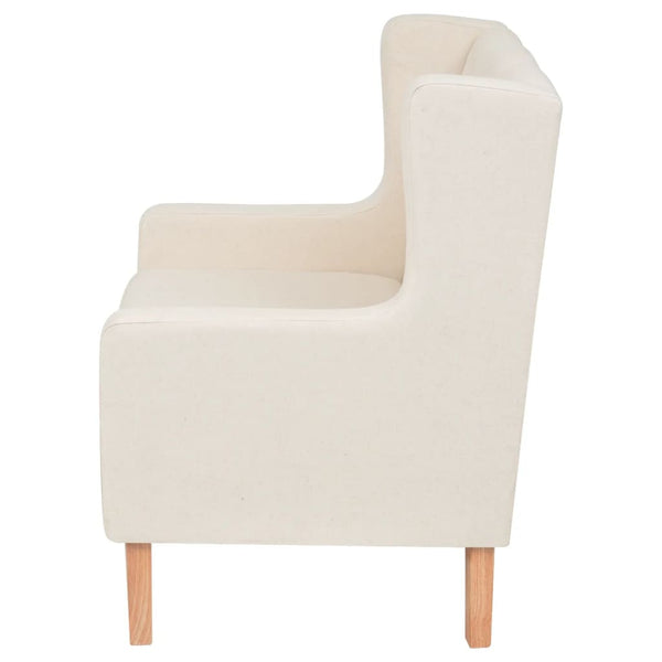 Sofas, Armchairs & Couches Armchair Cream White Fabric