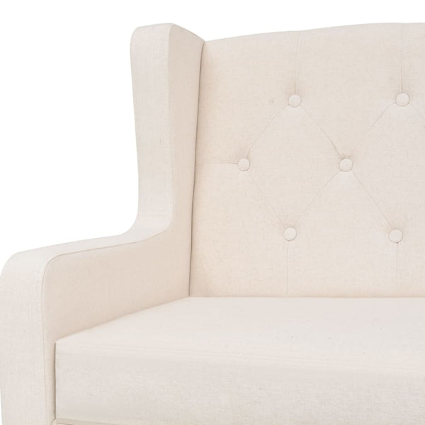 Sofas, Armchairs & Couches Armchair Cream White Fabric