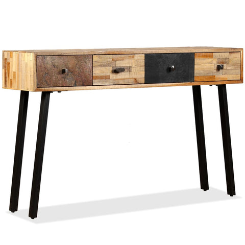 Hall Tables Console Table 120X30x76 Cm Solid Reclaimed Teak