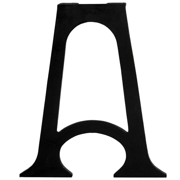 Dining Table Legs 2 Pcs With Arched Base A-Frame Cast Iron