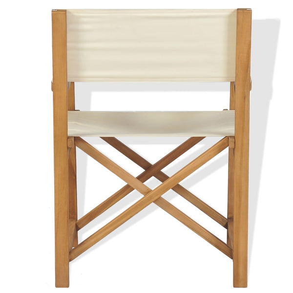 Patio Chairs Folding Director's Chair Solid Teak Wood