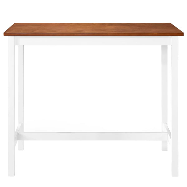 Bar Table Solid Wood 108X60x91 Cm