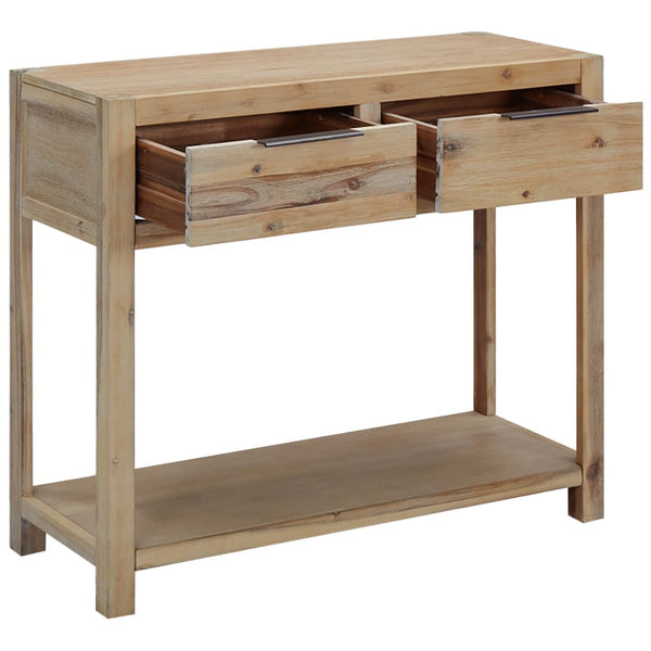 Tables Console Table 82X33x73 Cm Solid Acacia Wood