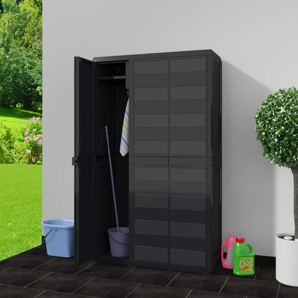 Cabinets & Cupboards Garden Storage Cabinet With 4 Shelves