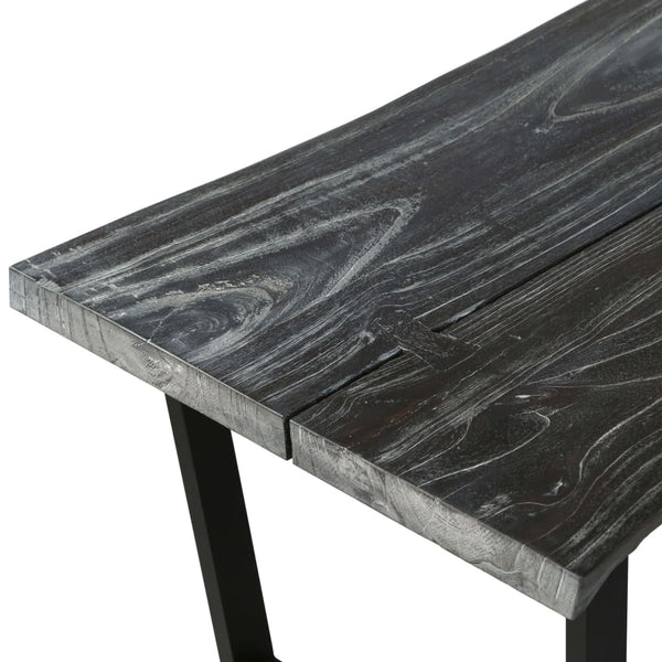 Coffee Tables Coffee Table Solid Mindi Wood 102X56x41 Cm Grey