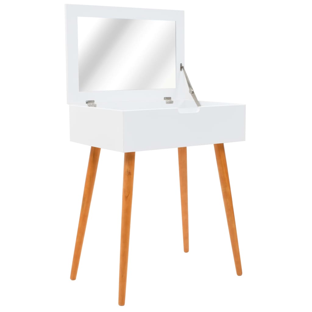 Dressing Table With Mirror Mdf 60X40x75 Cm