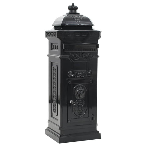 Letterboxes Pillar Letterbox Aluminium Vintage Style Rustproof