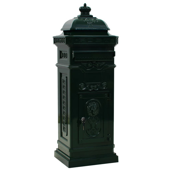 Letterboxes Pillar Letterbox Aluminium Vintage Style Rustproof