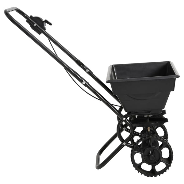 Wheelbarrows Carts Wagons Walk Behind Salt Spreader Pvc And Steel 92X46x70 Cm 15 L