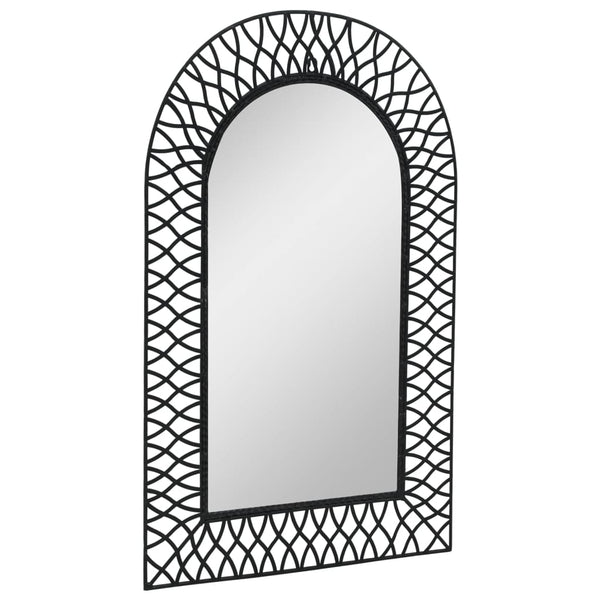 Mirrors Wall Mirror Arched 50X80 Cm Black