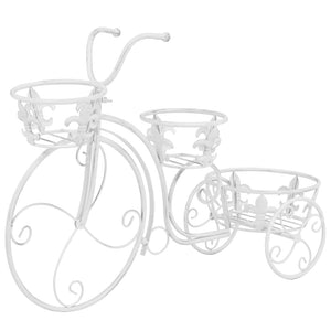 Plant Stand Bicycle Shape Vintage Style Metal