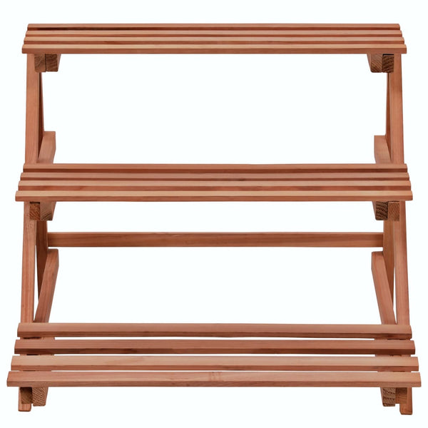 Plant Stands 3 Tier Plant Stand Cedar Wood 48X45x40 Cm