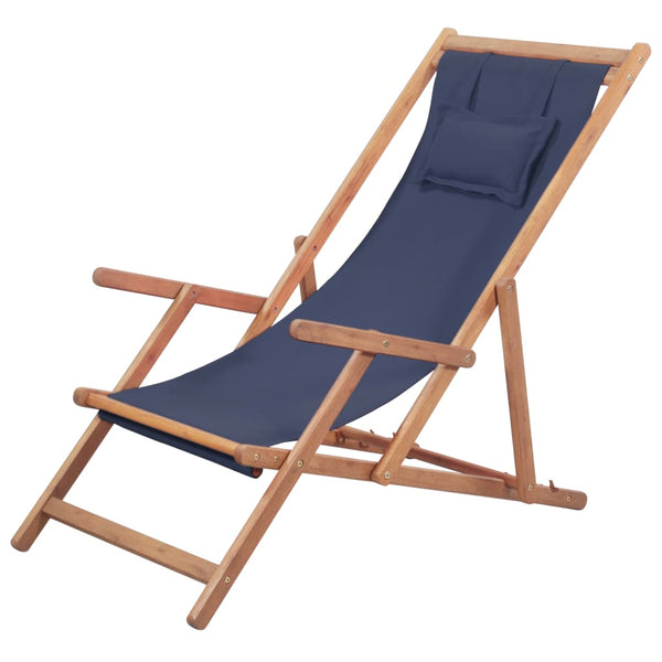 Beach Chairs Folding Beach Chair Fabric And Wooden Frame