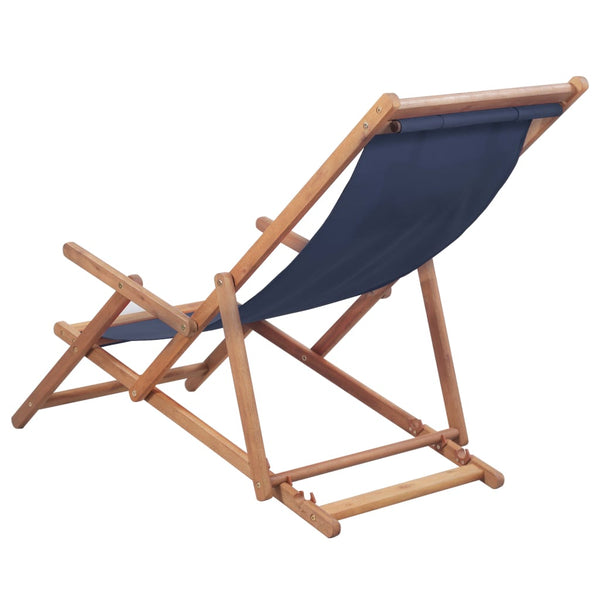 Beach Chairs Folding Beach Chair Fabric And Wooden Frame