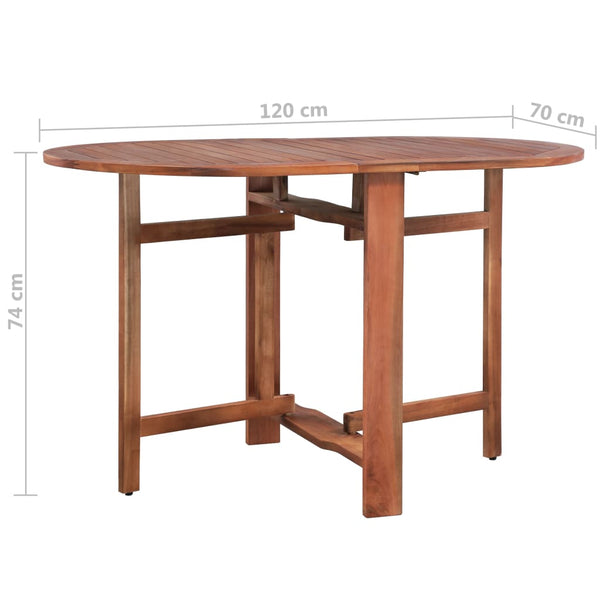 Patio & Garden Tables Garden Table 120X70x74 Cm Solid Acacia Wood