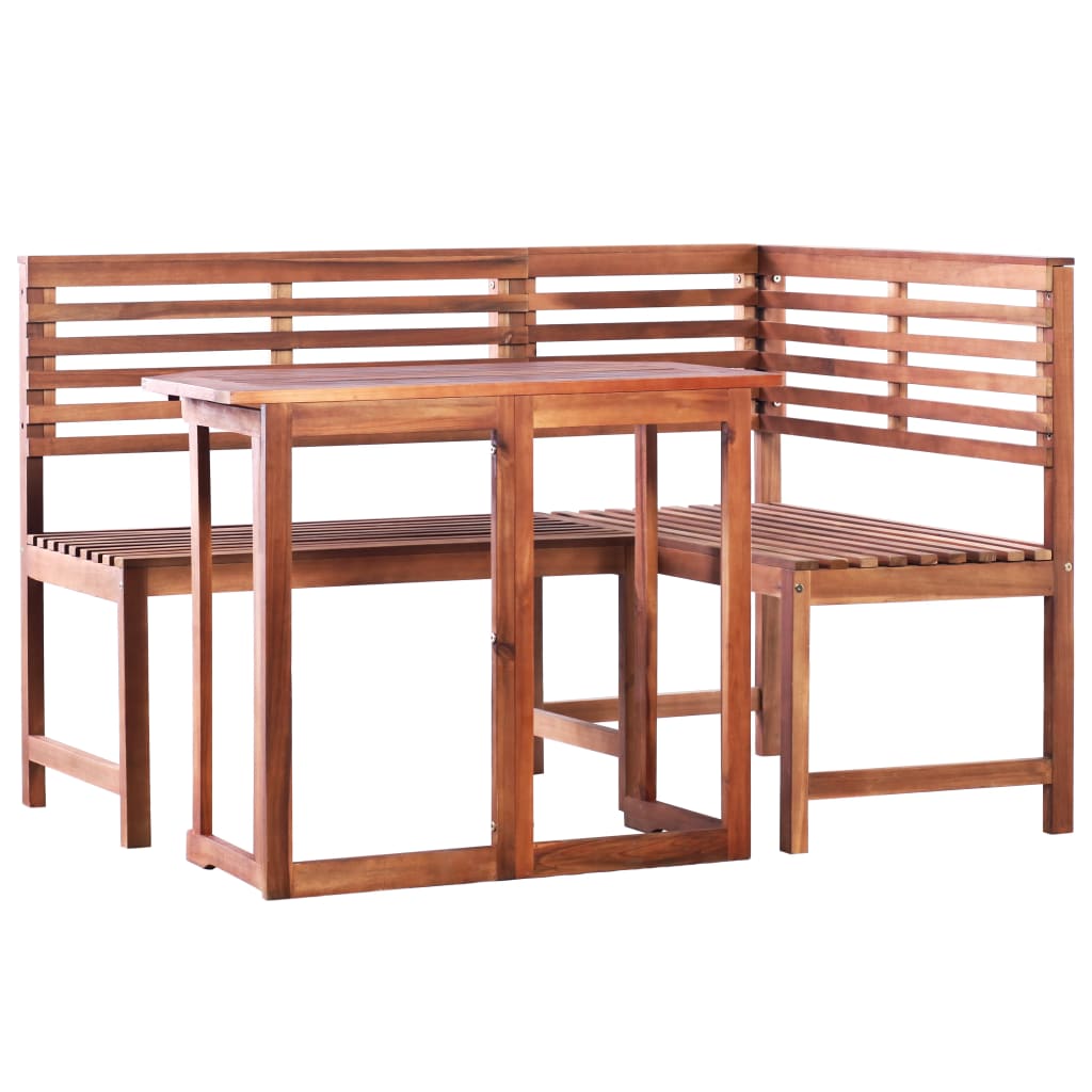 Patio Furniture Sets 2 Piece Bistro Set Solid Acacia Wood