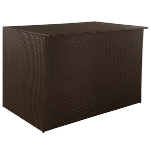 Storage Deck Boxes Garden Storage Box Brown 150X100x100 Cm Poly Rattan