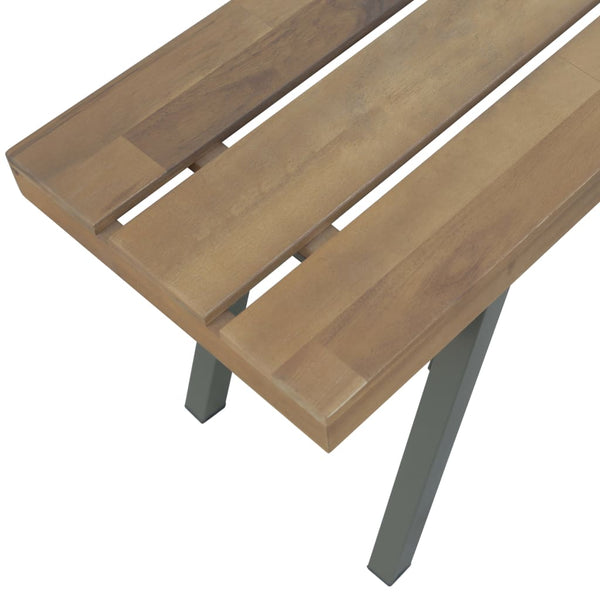 Patio Benches Garden Bench 120 Cm Solid Acacia Wood