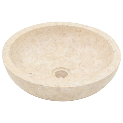 Bathroom Sinks Sink 40X12 Cm Marble Cream