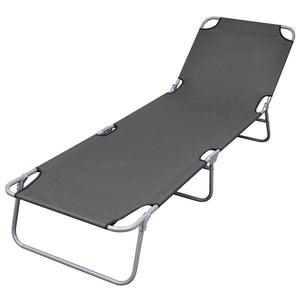 Loungers Foldable Sunlounger With Adjustable Backrest