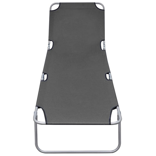 Loungers Foldable Sunlounger With Adjustable Backrest