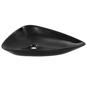 Basin Ceramic Black Triangle 645X455x115 Mm