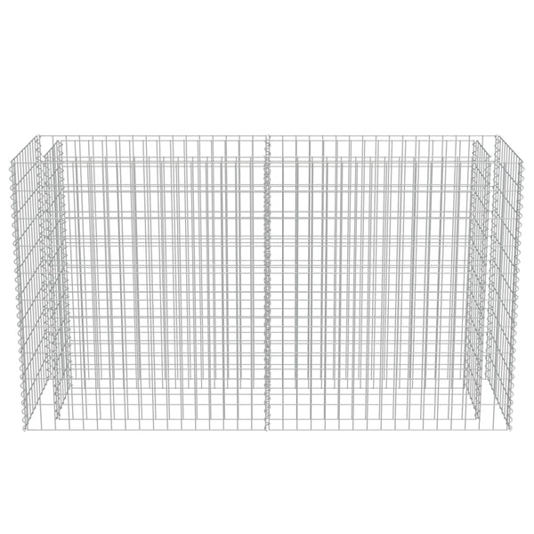 Gabion Baskets Gabion Raised Bed Galvanised Steel 180X50x100 Cm