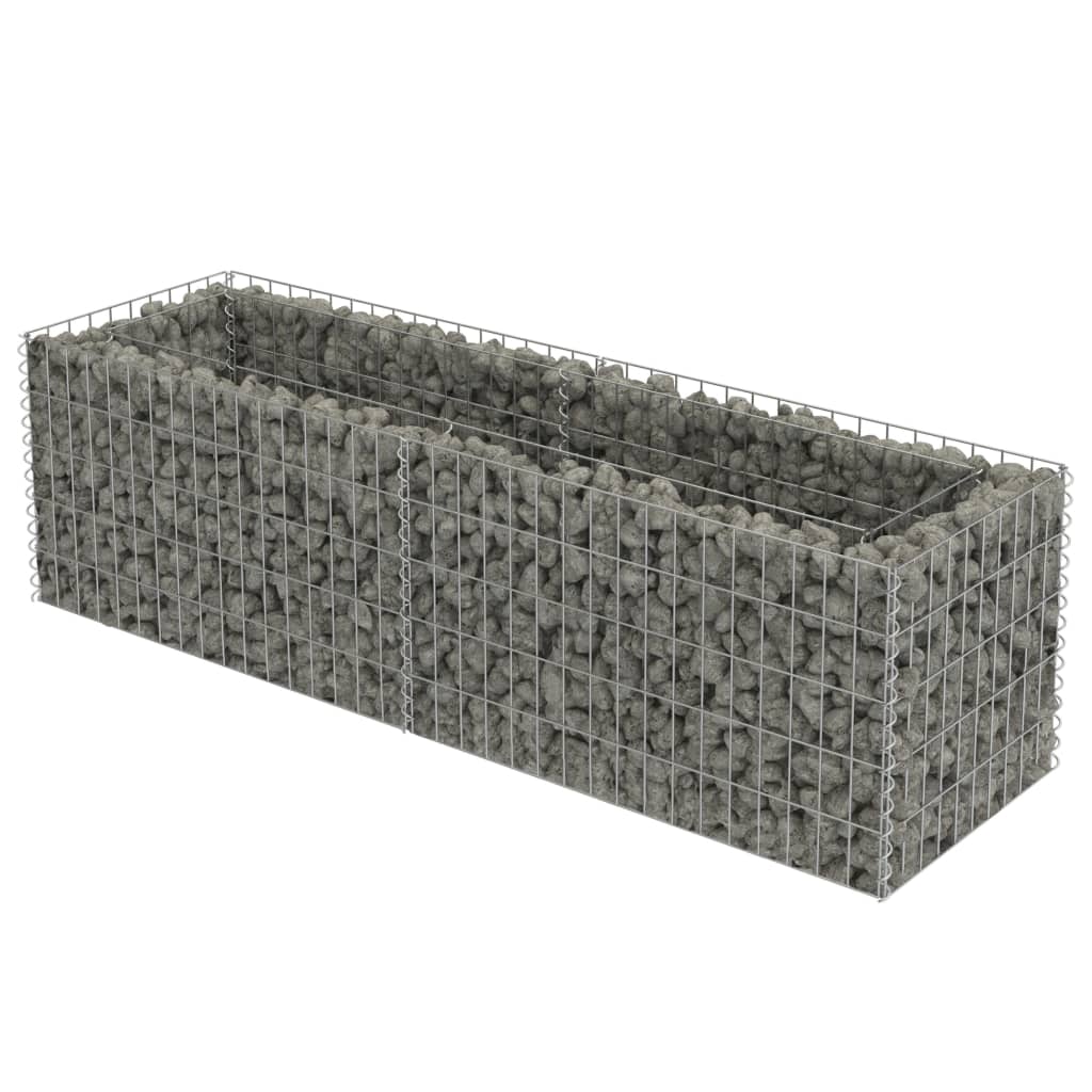 Gabion Baskets Gabion Raised Bed Galvanised Steel 180X50x50 Cm