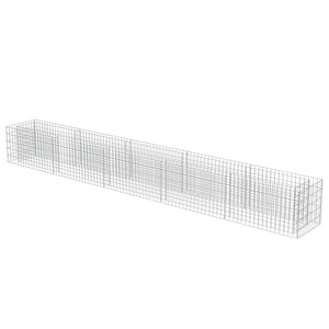 Raised Garden Beds Gabion Raised Bed Galvanised Steel 450X50x50 Cm