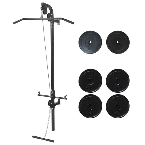 Weight Plates Wall Mounted Power Tower With 40 Kg