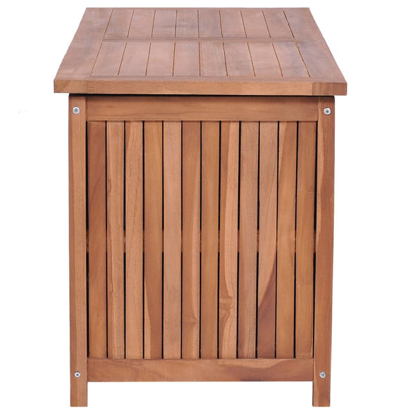 Garden Storage Box 120X50x58 Cm Solid Teak Wood