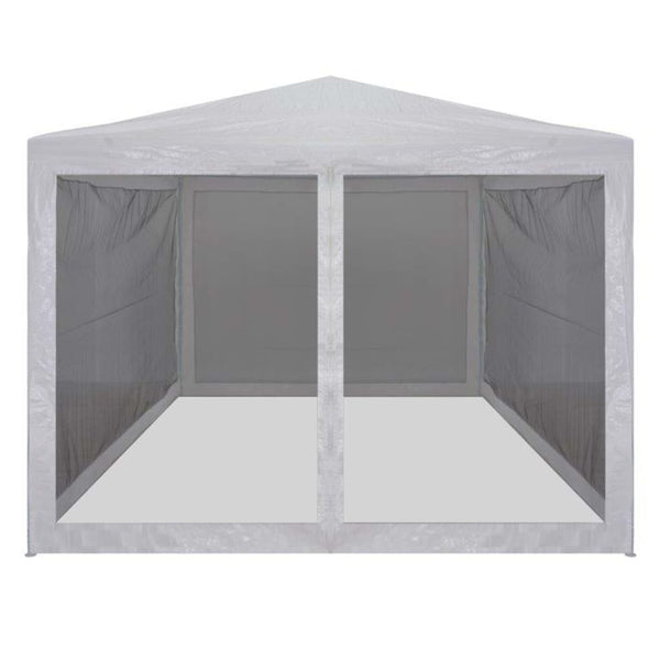 Party Tent With 4 Mesh Sidewalls 3X3