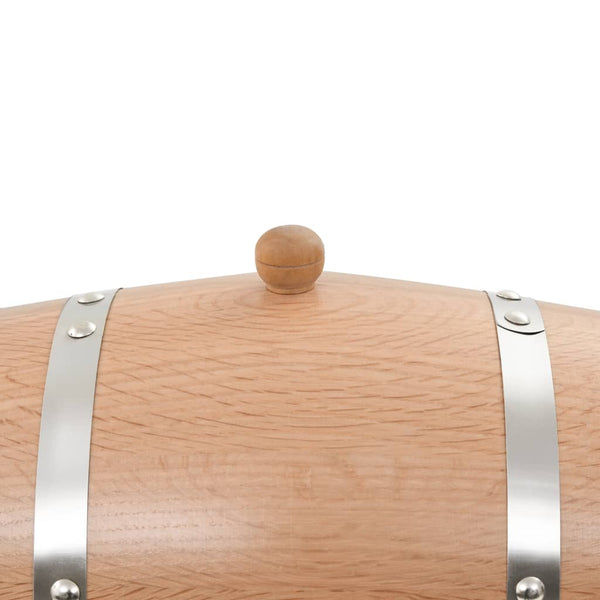 Dispensers Wine Barrel With Tap Solid Oak Wood 6 L