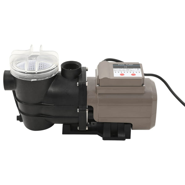 Pool Pumps Pool Pump With Timer Black 0.25 Hp 8000 L/H