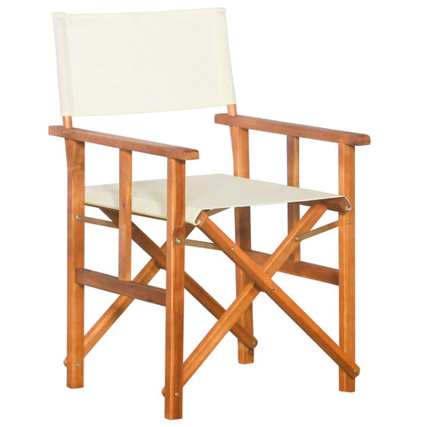 Patio Chairs Director's Chair Solid Acacia Wood