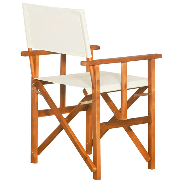 Patio Chairs Director's Chair Solid Acacia Wood