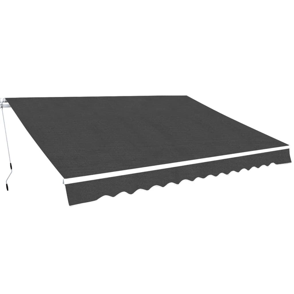 Awning & Canopy Parts Folding Awning Manual Operated 450 Cm Anthracite